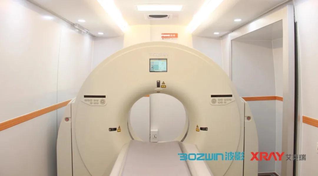 飛越車(chē)載CT車(chē)內(nèi)患者掃描區(qū) 飛越車(chē)載CT車(chē)內(nèi)患者掃描區(qū)